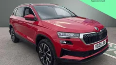 Velvet red metallic Used 2023 Skoda Karoq SE L SUV | £24,000 (Fair price)