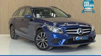 Used Mercedes C220 SE 194 HP (142 kW) 2018 Blue Estate