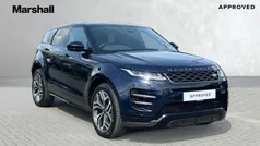 Metallic portofino blue Used 2023 Land Rover Range Rover evoque HSE Dynamic Hatchback | £32,106 (Fair price)