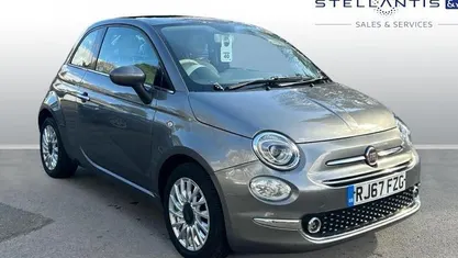 Used Fiat 500 Lounge 69 HP (50 kW) 2018 Grey Hatchback