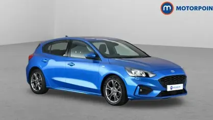 Used Ford Focus ST-Line 150 HP (110 kW) 2019 Blue Hatchback
