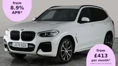 White Used 2020 BMW X3 M Sport SUV | £26,830 (Good price)