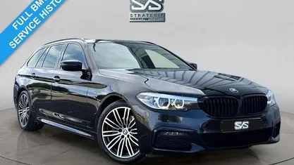Used BMW 520 M Sport 190 HP (139 kW) 2019 Black Estate