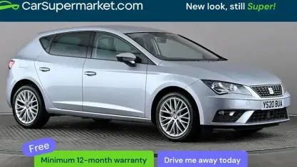 Begagnad Seat Leon SE Dynamic 116 HK (85 kW) 2020 Silver Halvkombi
