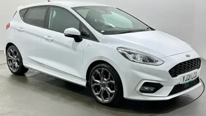 Used Ford Fiesta ST-Line 95 HP (69 kW) 2021 White Hatchback