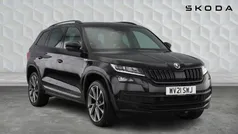 Black magic pearl effect Used 2021 Skoda Kodiaq SportLine SUV | £19,973 (Good price)