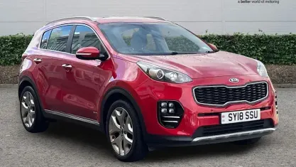 Used Kia Sportage GT-Line 136 HP (100 kW) 2018 Red SUV