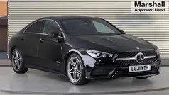 Black Used 2021 Mercedes CLA200 AMG line Coupe | £22,970 (Fair price)
