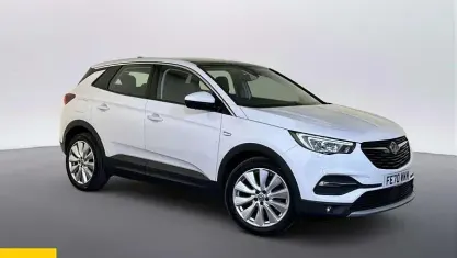 Used Vauxhall Grandland X Elite 131 HP (96 kW) 2020 White SUV