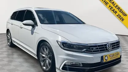 Used VW Passat R-line 150 HP (110 kW) 2018 White Estate