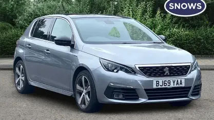 Used Peugeot 308 GT-line 131 HP (96 kW) 2020 Grey Hatchback