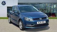 Blue silk metallic Used 2016 VW Polo Match Hatchback | £10,315 (Fair price)