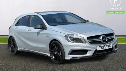 Used Mercedes A45 AMG AMG 381 HP (280 kW) 2015 Silver Hatchback