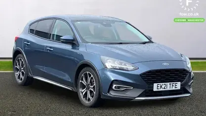 Used Ford Focus Active X 125 HP (91 kW) 2021 Blue Hatchback