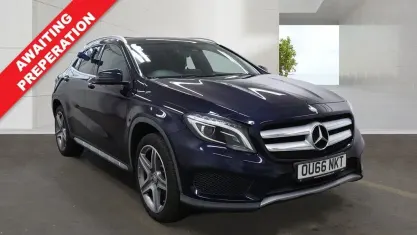 Used Mercedes GLA250 AMG line 211 HP (155 kW) 2016 Blue SUV