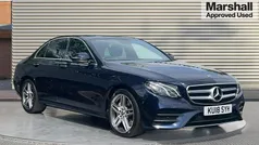 Blue Used 2018 Mercedes E220 AMG Line Premium Sedan | £21,300 (Fair price)