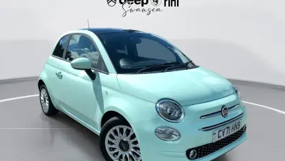 Used Fiat 500 Lounge 70 HP (51 kW) 2021 Green Hatchback