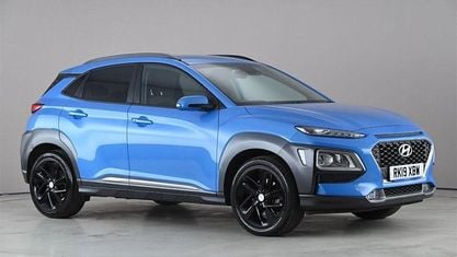 Gebraucht Hyundai Kona Premium 120 PS (88 kW) 2019 Blau SUV