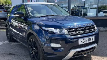 Used Land Rover Range Rover evoque Dynamic 190 HP (139 kW) 2013 Blue SUV