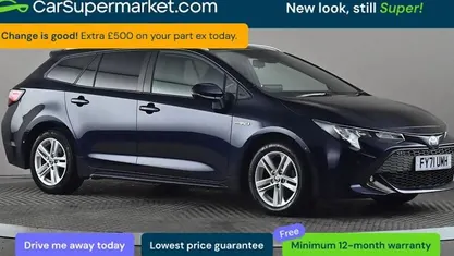 Used Toyota Corolla 122 HP (89 kW) 2021 Blue Estate
