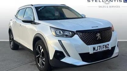 Yellow Used 2021 Peugeot 2008 Allure Premium SUV | £13,790 (Fair price)