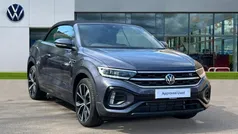 Smokey grey metallic black Used 2025 VW T-Roc Cabriolet R-line Cabriolet | £32,549 (Fair price)