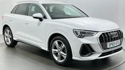 Used Audi Q3 S-Line 150 HP (110 kW) 2019 White SUV
