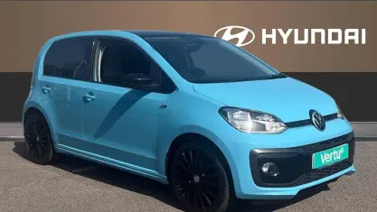 Used VW up! R-line 65 HP (47 kW) 2021 Blue Hatchback