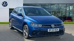 Reef blue metallic Used 2022 VW Polo R-line Hatchback | £19,208 (Fair price)