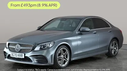 Grey Used 2019 Mercedes C200 AMG line Sedan | £17,694 (Fair price)