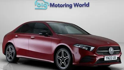 Used Mercedes A250 AMG line 259 HP (190 kW) 2022 Red Sedan