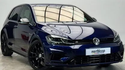 Used VW Golf VII R 300 HP (220 kW) 2019 Blue Hatchback