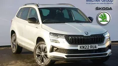 Brilliant silver metallic Used 2022 Skoda Karoq SportLine SUV | £23,995 (Fair price)