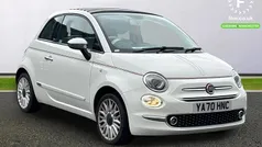 White Used 2020 Fiat 500C Dolcevita Cabriolet | £11,099 (Fair price)