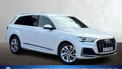 Used Audi Q7 S-Line 340 HP (250 kW) 2022 White SUV