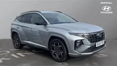 Shimmering slvr Used 2024 Hyundai Tucson N Line SUV | £27,646 (Fair price)