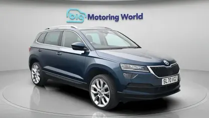 Used Skoda Karoq 150 HP (110 kW) 2021 Blue SUV