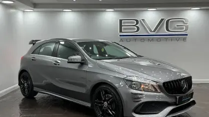 Used Mercedes A180 AMG line 109 HP (80 kW) 2018 Grey Hatchback