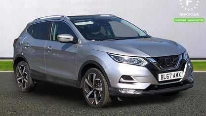 Gebraucht Nissan Qashqai Tekna 116 PS (85 kW) 2017 Silber SUV