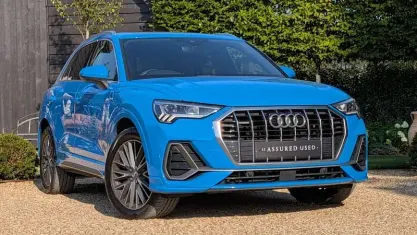 Used Audi Q3 S-Line 190 HP (139 kW) 2019 Blue SUV