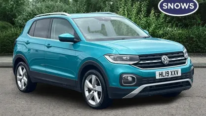 Used VW T-Cross SEL 116 HP (85 kW) 2019 Blue SUV