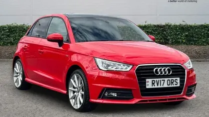 Used Audi A1 Sportback S-Line 150 HP (110 kW) 2017 Red Hatchback