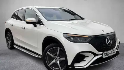 Used Mercedes EQE350 AMG line 214 kW (292 HP) 2023 White SUV