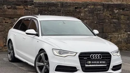 Used Audi A6 Black Edition 313 HP (230 kW) 2014 White Estate