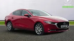 Red Used 2019 Mazda 3 Inclusive Sedan | £14,699 (Fair price)