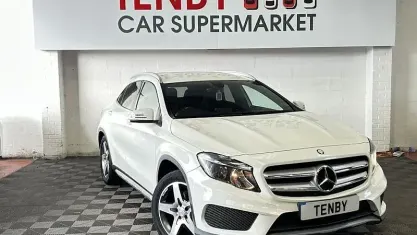 Used Mercedes GLA200 AMG line 136 HP (100 kW) 2015 White SUV