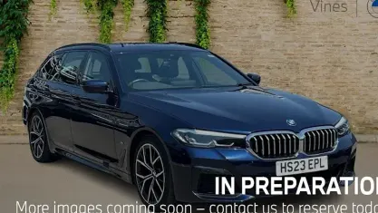 Used BMW 520 M Sport 190 HP (139 kW) 2023 Blue Estate
