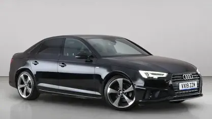 Used Audi A4 Black Edition 150 HP (110 kW) 2019 Black Sedan