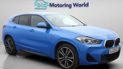 Begagnad BMW X2 M Sport 221 HK (162 kW) 2022 Blå SUV