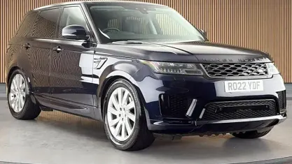 Used Land Rover Range Rover Sport Dynamic 404 HP (297 kW) 2021 Portofino blue SUV